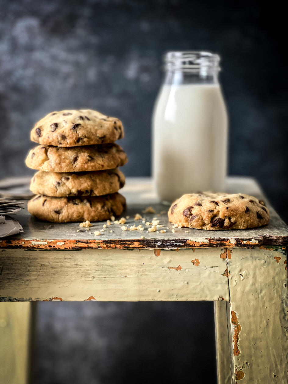 Photo de cookies et de lait