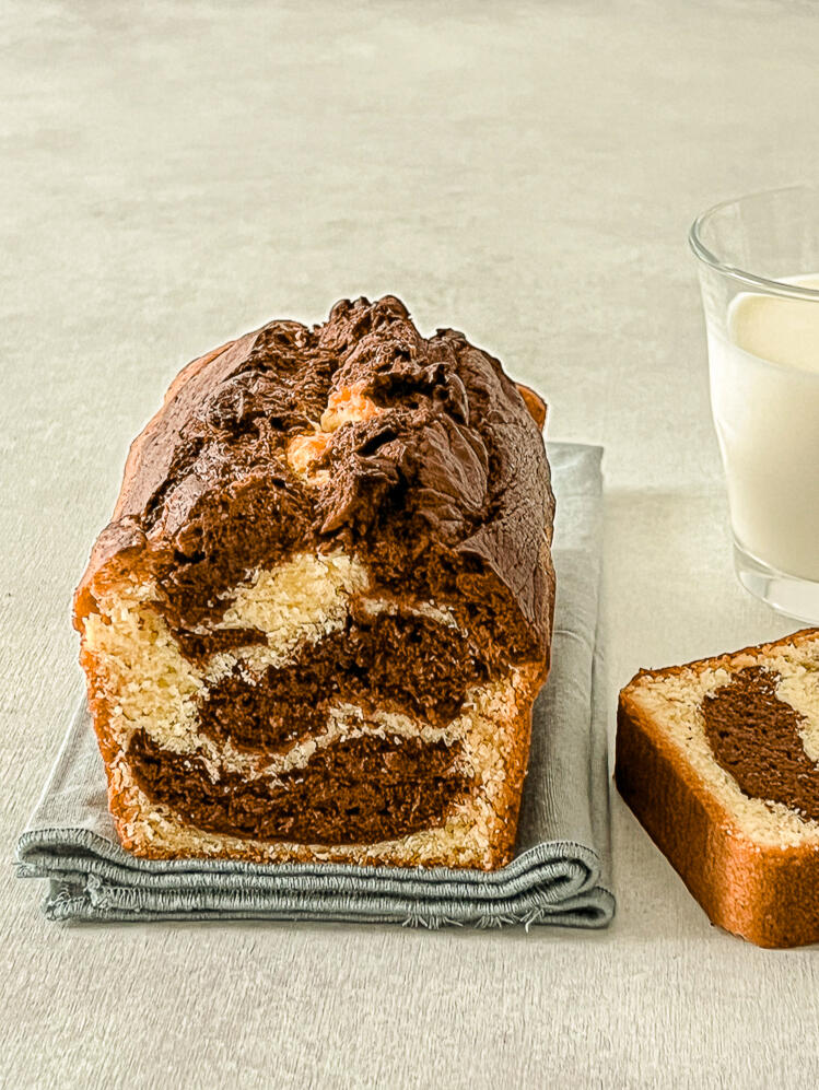 Photo de cake marbré